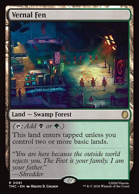 Karta Magic The Gathering Vernal Fen TMC 81