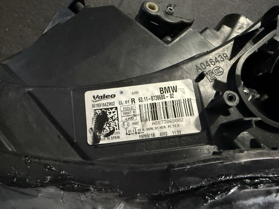 Farol LED direito BMW Serie 2 F22 F23 F87