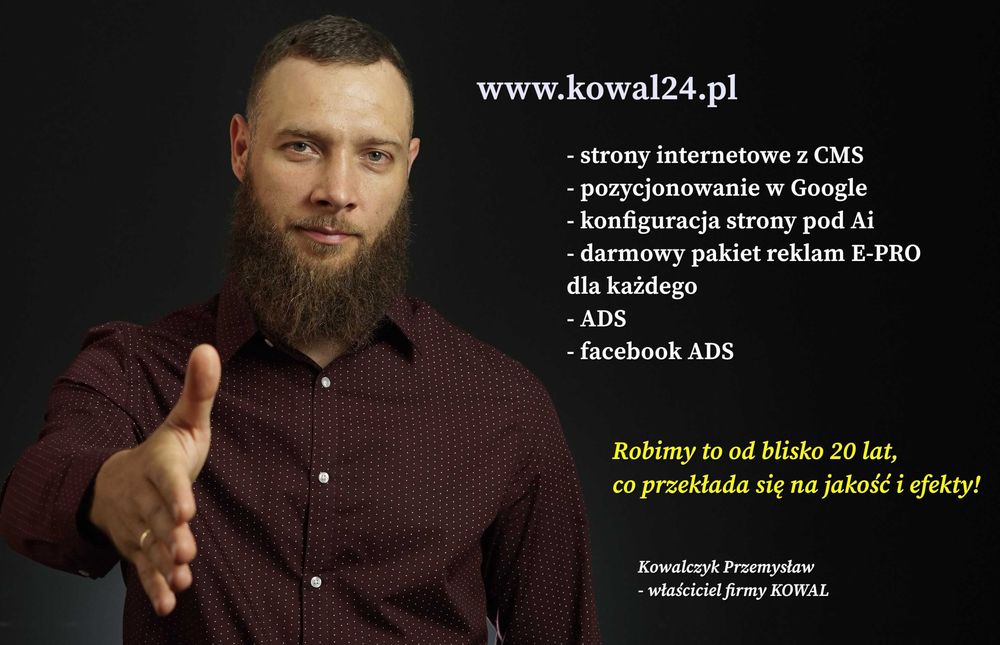 Strony internetowe pod Ai, pozycjonowanie (SEO) w Google + BONUS