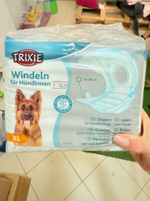 Fraldas para cão