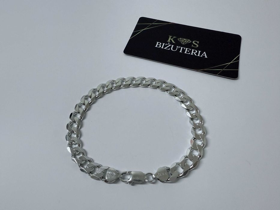 Srebrna Bransoletka splot Pancerka 24,5 CM 29 GRAM ! PR. 925 Okazja !
