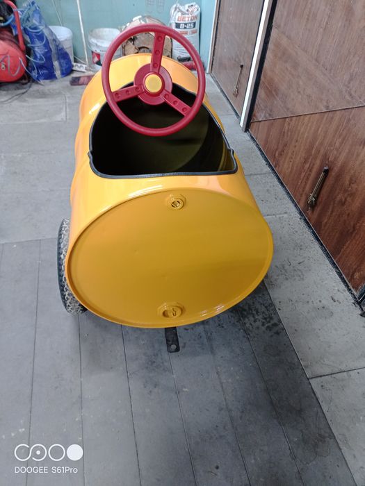 Przyczepka ogrodowa wagonik dla dziecka.Solidna Bezpieczna Super zabaw