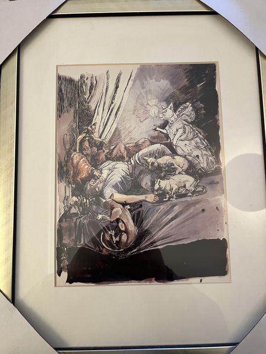 Paula Rego - 2 gravuras emolduradas (provas litográficas)