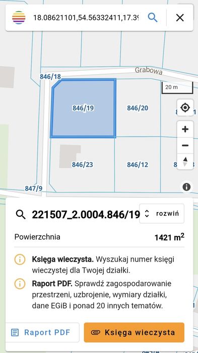 Działka budowlana Luzino