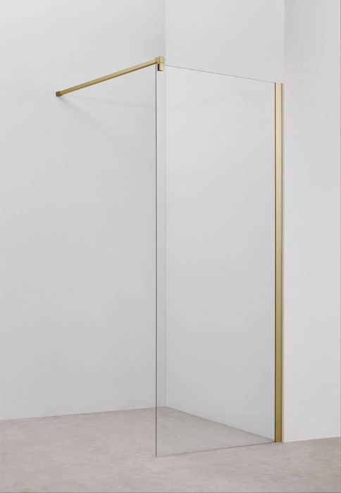 Painel dourado de duche Sklum 80x195 - novo na caixa