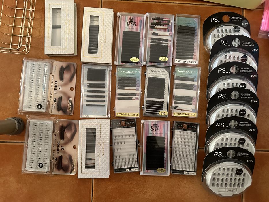 Material de pestanas