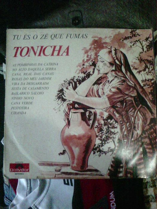 tonicha tu és o zé que fumas vinil lp