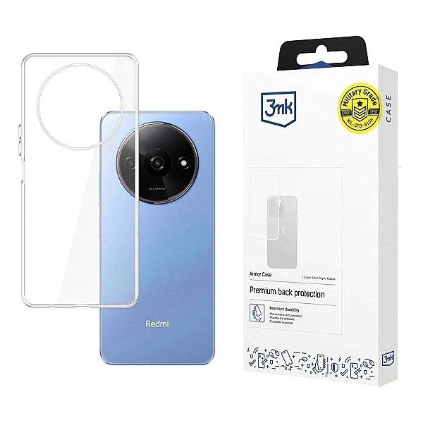 Etui 3mk Armor Case na Xiaomi Redmi A3 - przezroczyste