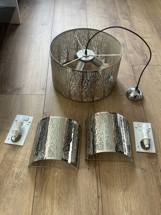 Zestw lamp z żarowkami