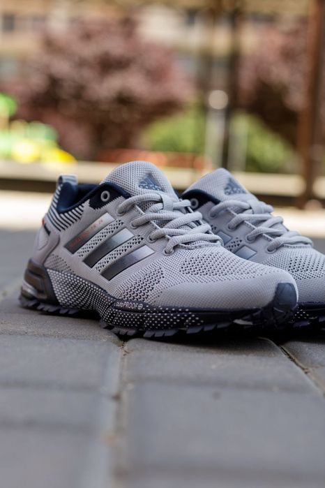 Кросівки Кроссовки Adidas Marathon Grey Серый Сірий Кросовки демісезон