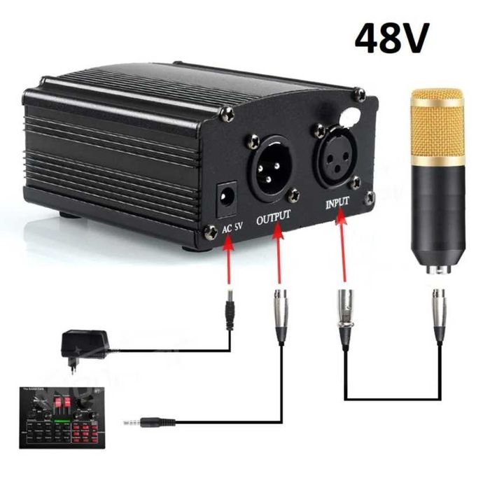 Fonte de Alimentação Phantom 48V Novas e Profissionais