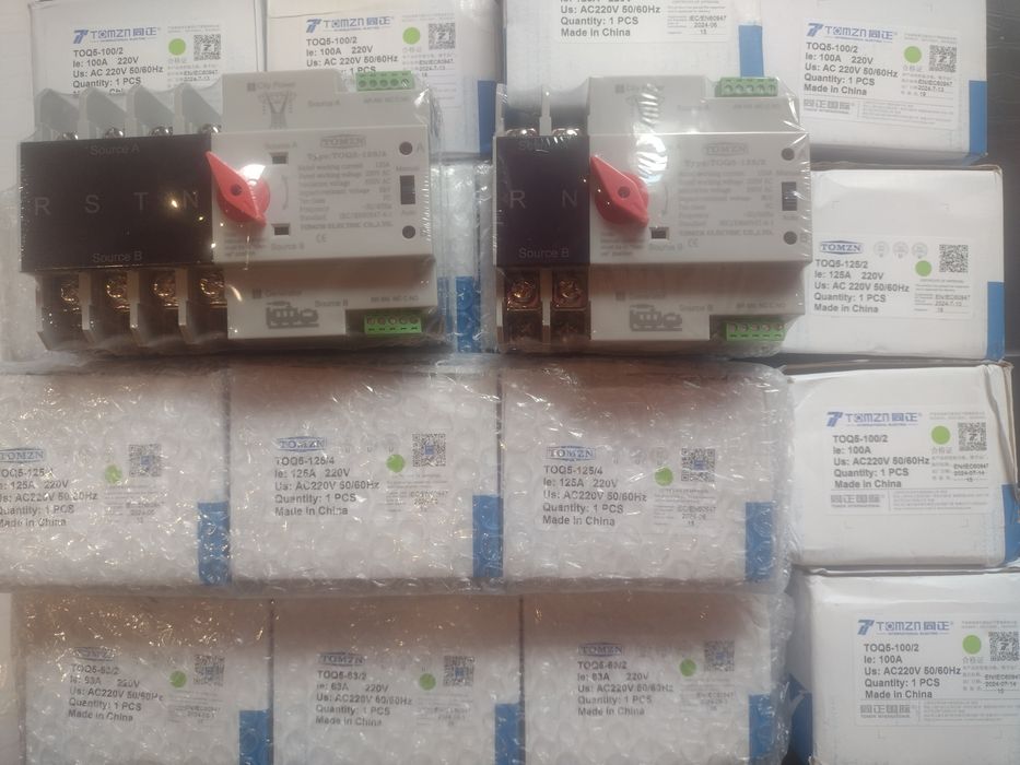 Авр автомат вводу резерву Tomzn TOQ5-125/2р3р4р