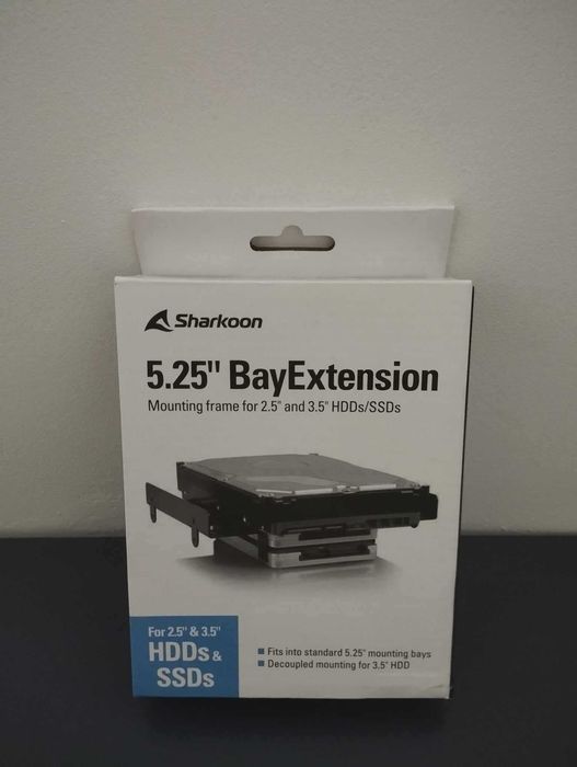 Adapter Sharkoon BayExtension 5.25 na 4x2.5 / 2x2.5+1x3.5