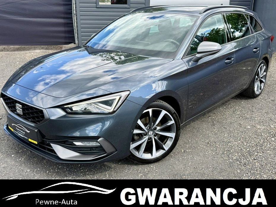 Seat Leon 1.5T 131KM FR NAVO MATRIX Kamera VIRTUAL Skóry ALU 2xPDC KeyFree Opła