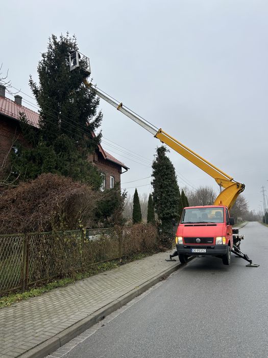 Podnosnik koszowy zwyzka 20 m wynajem uslugi