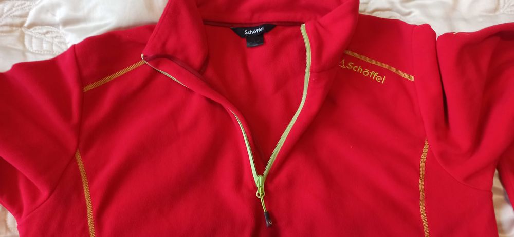 Męski polar bluza trekkingowa polarowa Schoffel r. XL jak nowy
