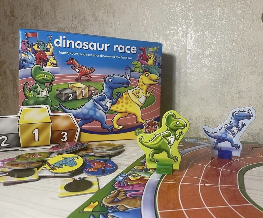 Orchard toys гонки динозаврів