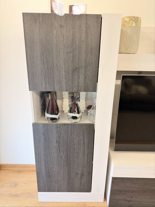 Móvel de Sala / TV Moderno (Bicolor)