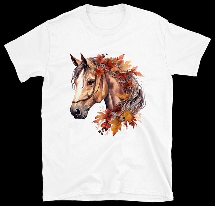 Koszulka z koniem, Koszulka Koń, Moda BOHO, T-Shirt Boho, XS-3XL