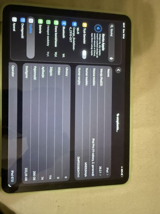 Ipad 11 pro ,2 generacji , 256gb cellular