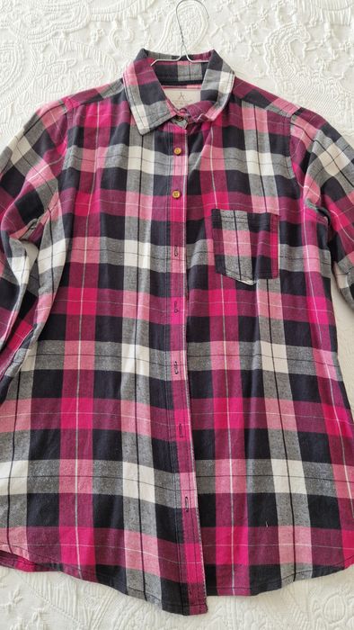 Camisa xadrez de flanela Primark, tamanho S