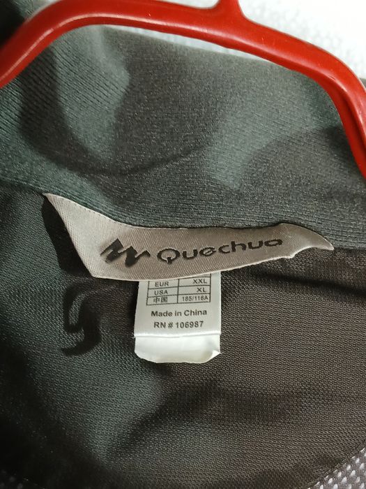 Casaco impermeável Quechua cinza XXL