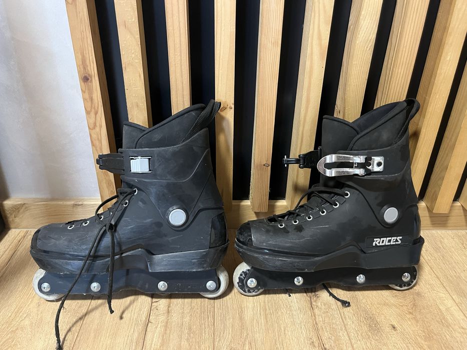 Rolki roces skatepark + kask i ochraniacze