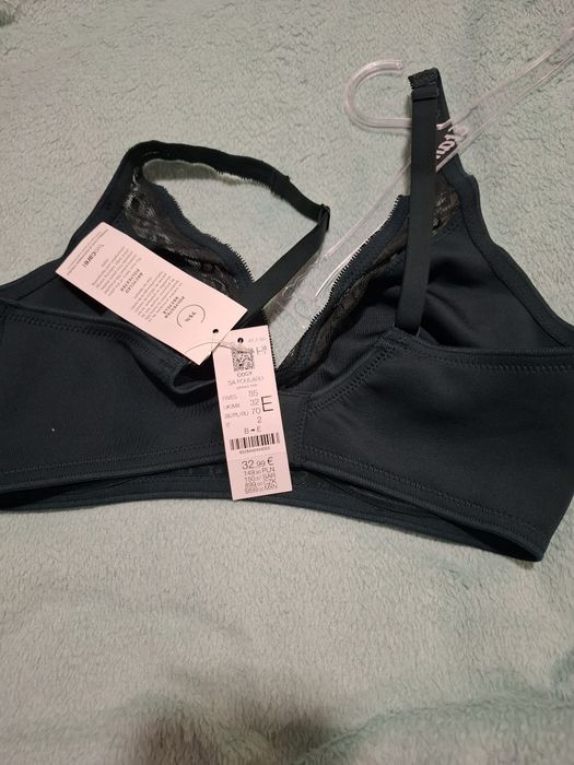 Nowy biustonosz bez fiszbin Etam Cosy SA Foulard 70E / 85E - z metką