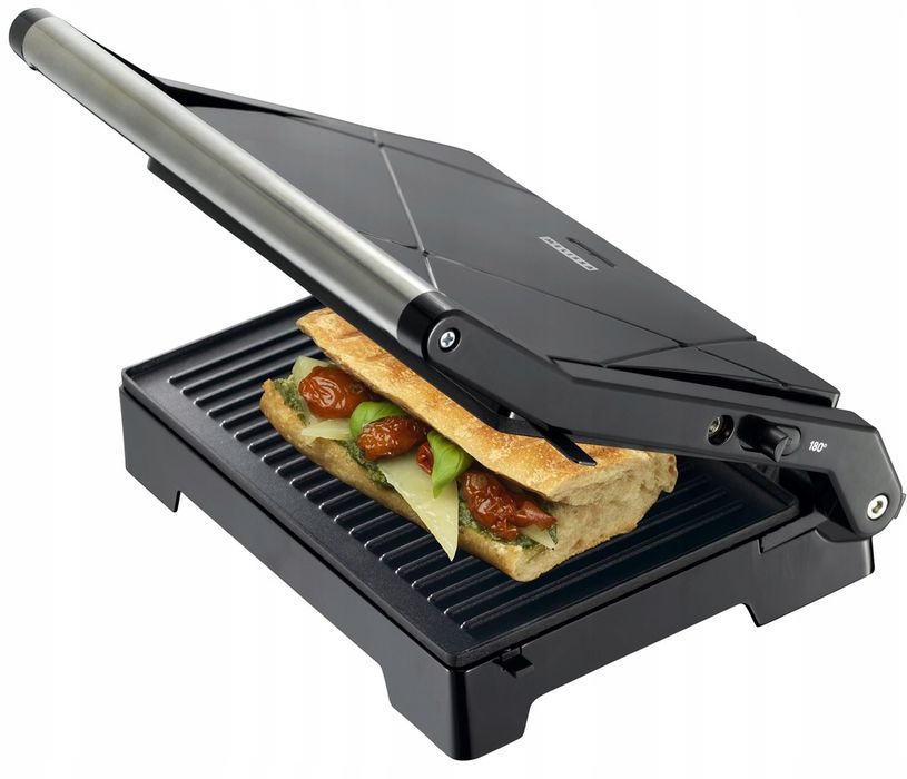 Grill Elektryczny Panini Opiekacz Kontaktowy Rozkładany Melissa 1000W