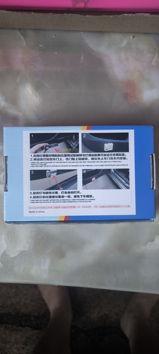 Подсветка дверей авто с логотипом Chevrolet