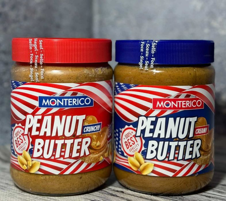 Арахісова паста Монтеріко.Monterico  два види
500 г