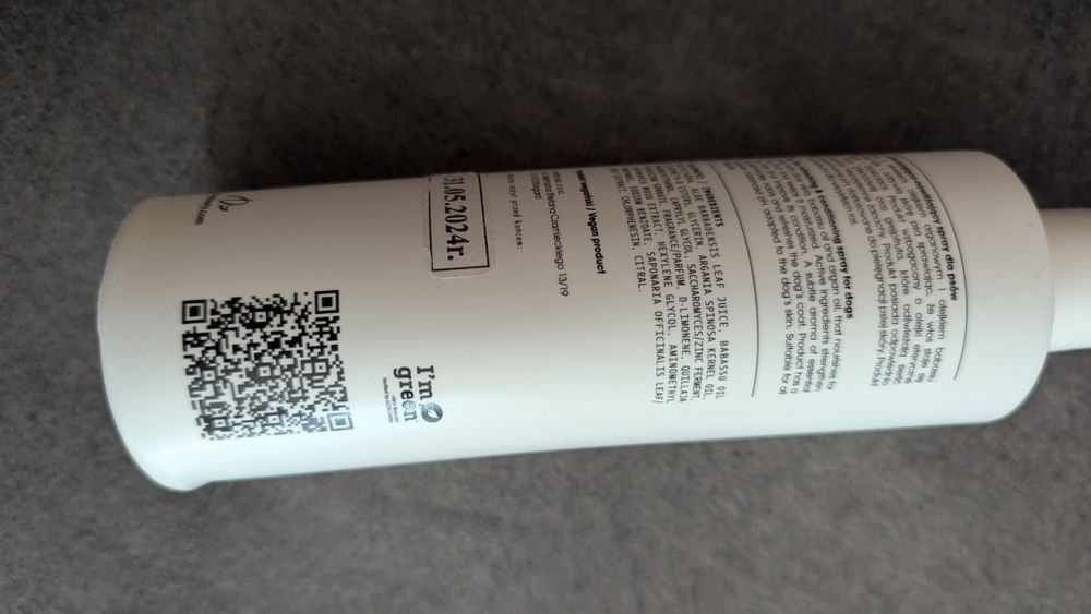 Berty – odświeżający i odżywiający spray dla psów