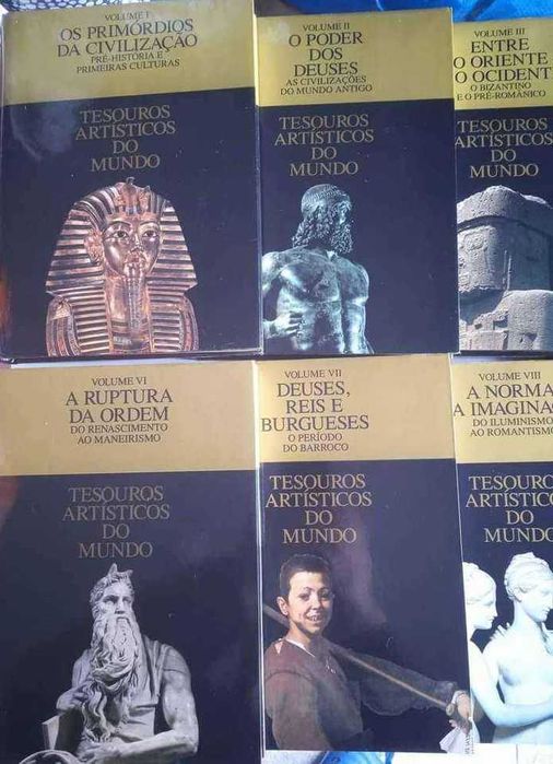 Tesouros Artísticos do Mundo da Ediclube de 1992 colecção completa