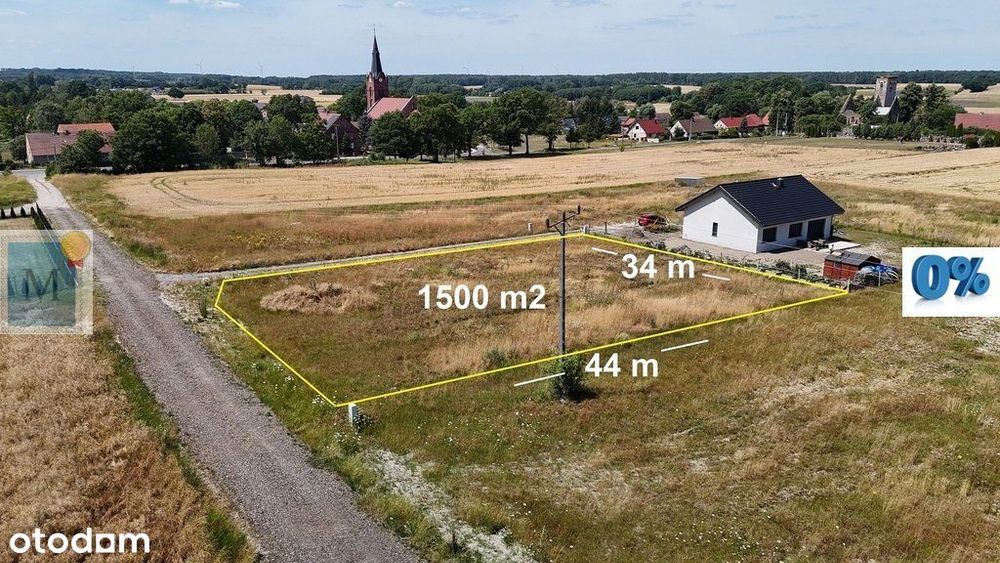 Złotnik 15 arów dobry dojazd