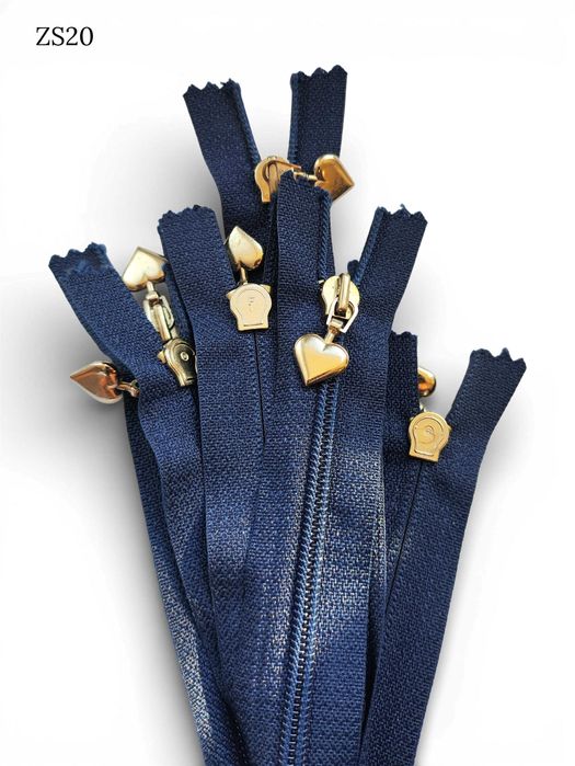 Zamek błyskawiczny 16cm #4, ciemnoniebieski