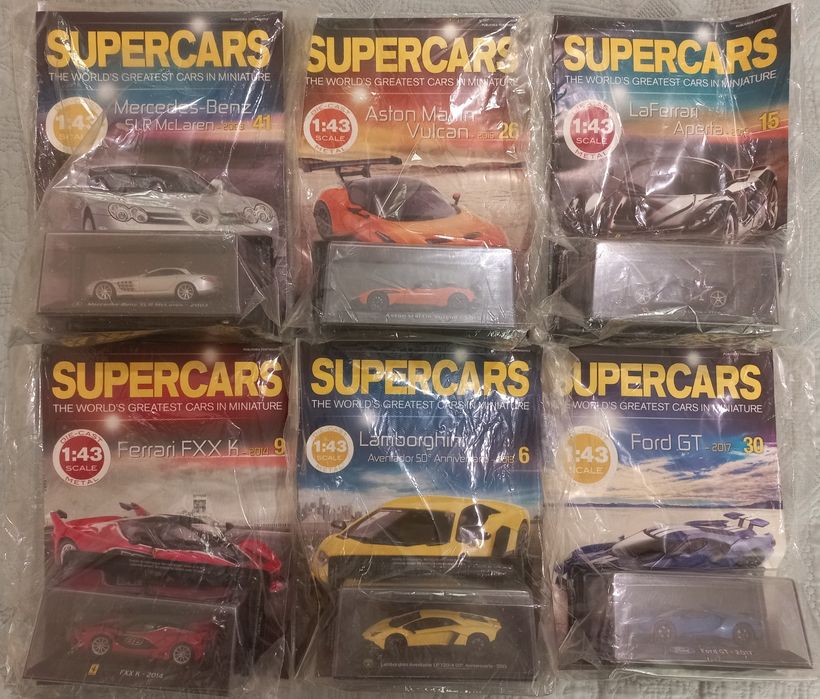 Моделі авто Panini Supercar  1/43