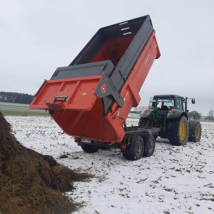 Przyczepa rolnicza skorupowa tandem Ursus T-083/A 10 ton wywrotka