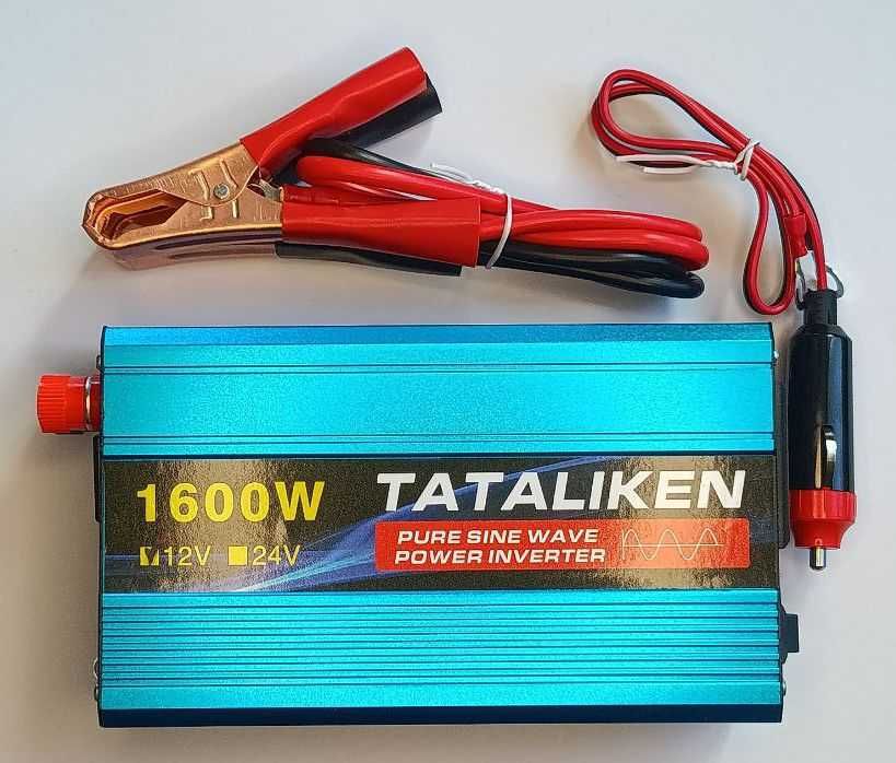 Преобразователь / Инвертор TATALIKEN 12/220 В чистый синус 1600 Вт