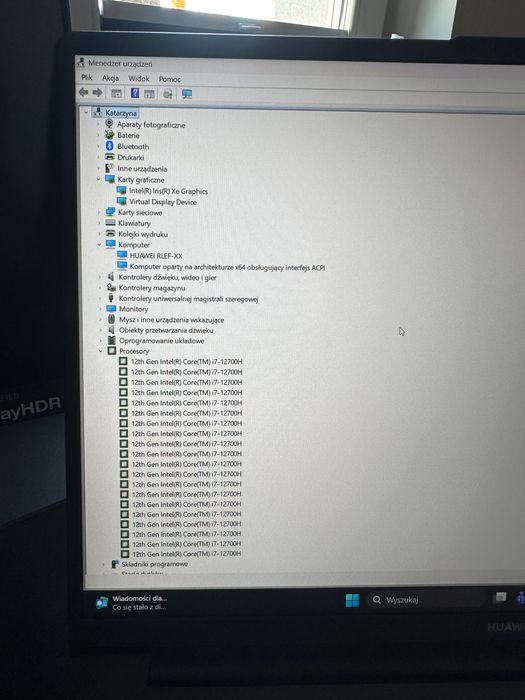 Huawei MateBook D16 (i7 / 16GB / 512GB) – Stan Bardzo Dobry + Ładowarka