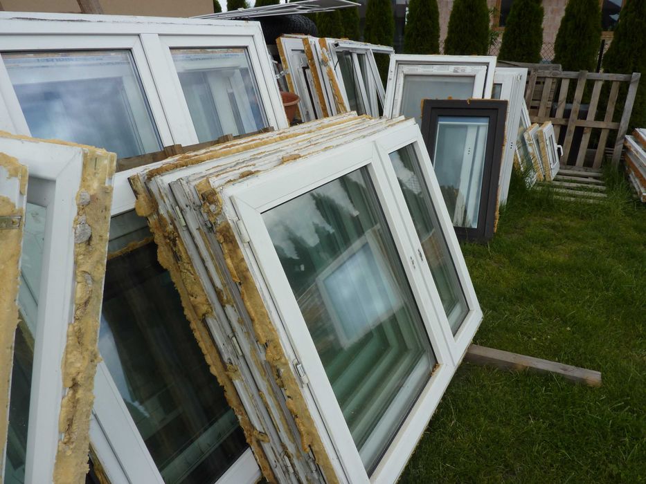okna  używane plastikowe