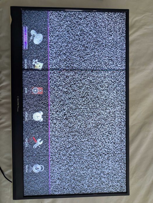 TV Crown 29" ALED2912C – Ecrã com Riscas (Ideal para Peças)