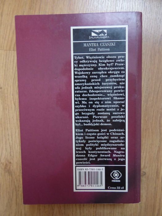 Mantra czaszki  - Eliot Pattison