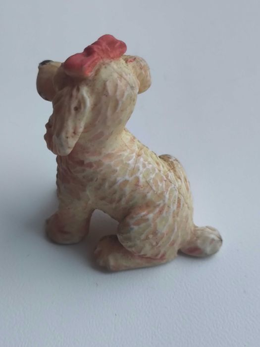 Вінтажна маленька резинова фігурка собачки 1993 р. з клеймом