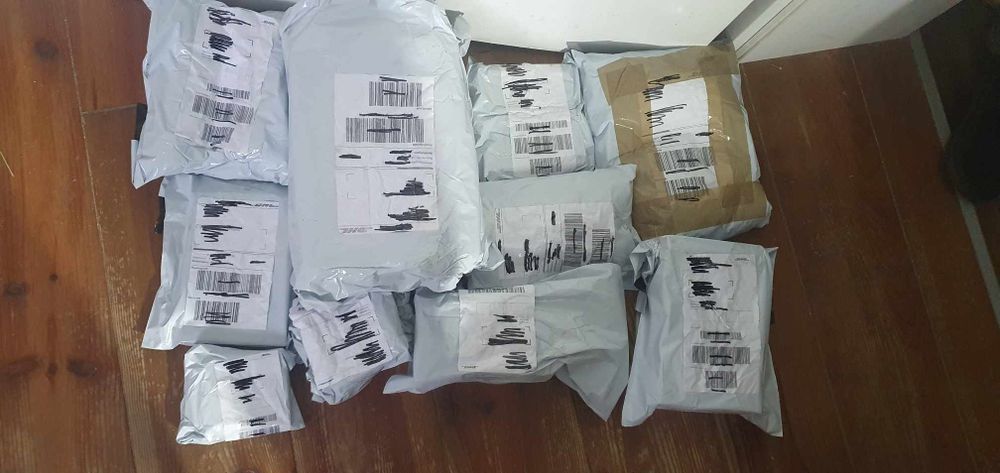 NIEODEBRANE PACZKI z sklepów w DE, #Amazon Otto eBay zwroty mix boxy #