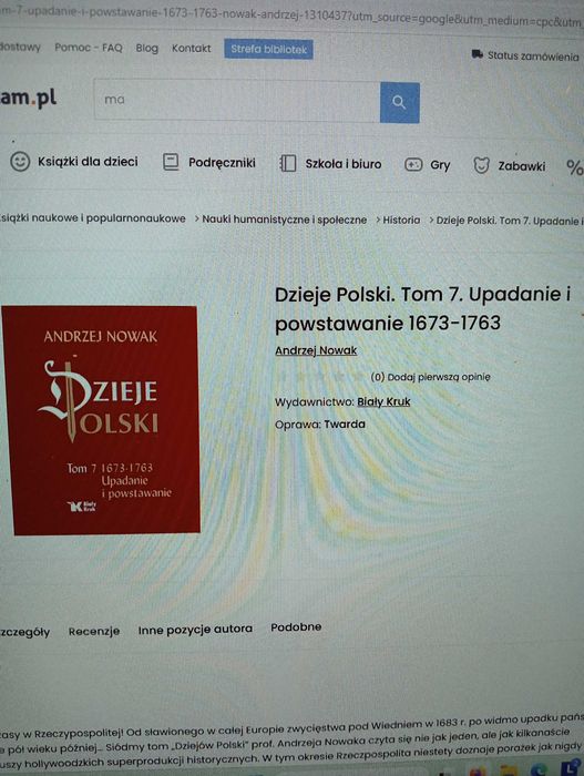 ksiazki historyczne zamiana