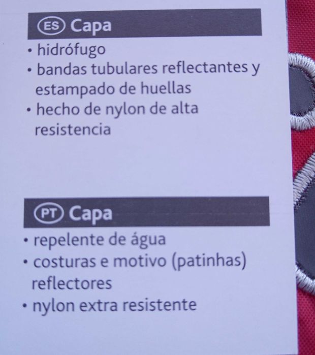 Capa impermeável e quente para Cão TRIXIE- 40cm- NOVA