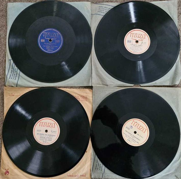 Zestaw 4 płyt szelakowych 10" / #2