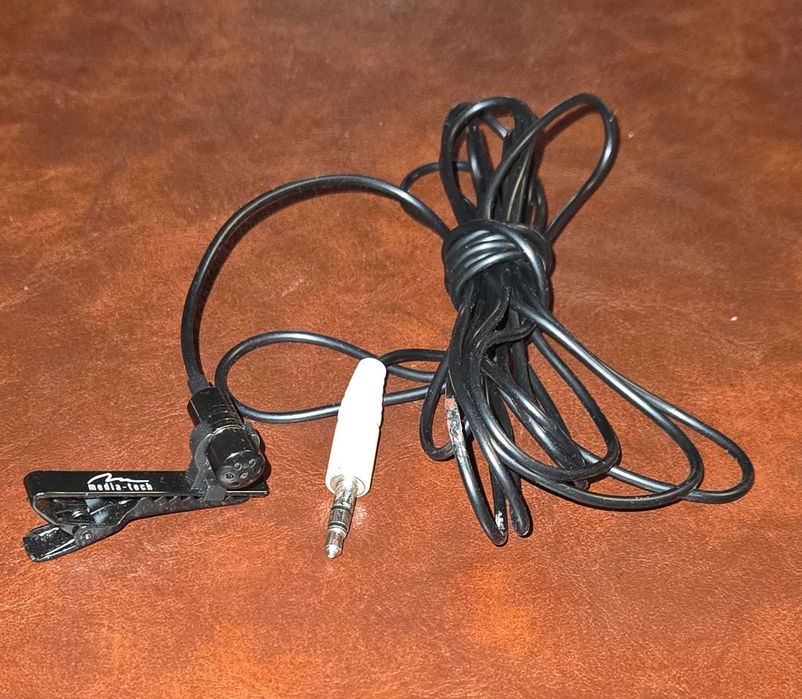 Mikrofon krawatowy Media-Tech, mini-jack 3,5 mm, 245 cm
