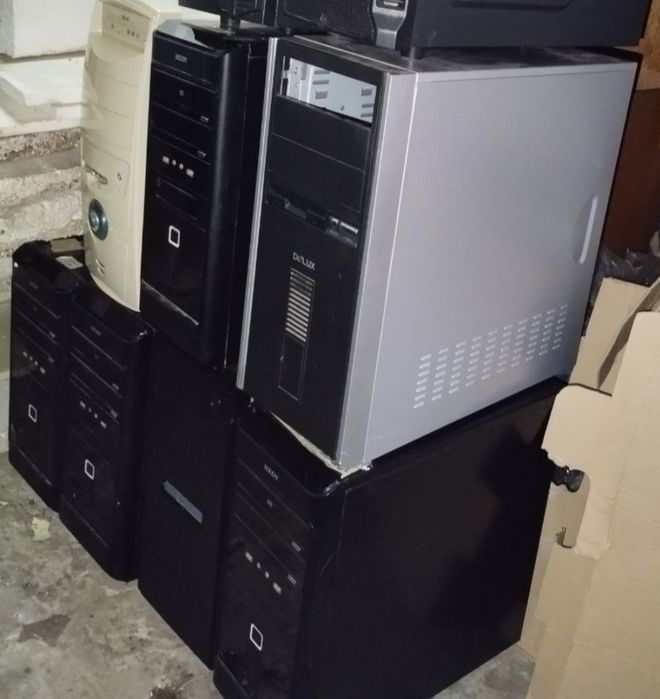 Комп'ютерний корпус ATX, 7 штук одним лотом виключно самовивіз