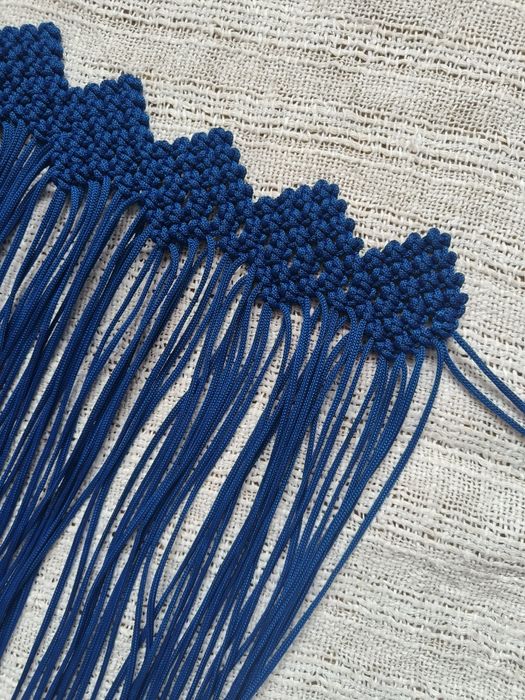 Припинда пояс з макраме